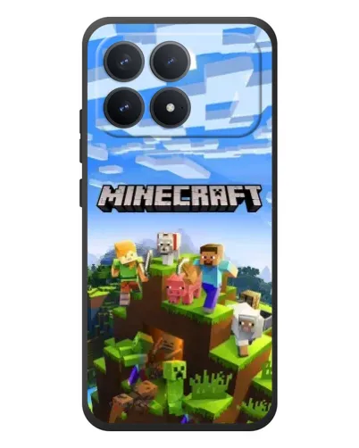 Чехол для Xiaomi Poco F8 Pro с картинкой «Minecraft классический мир» Чехол для Xiaomi Poco F8 Pro с картинкой «Minecraft классический мир»