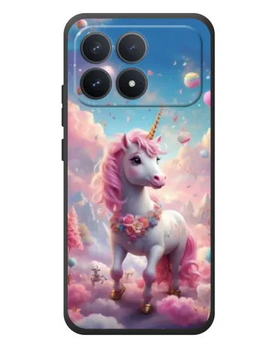 Чехол для Xiaomi Poco F8 Pro с картинкой «Единорог среди облаков» Чехол для Xiaomi Poco F8 Pro с картинкой «Единорог среди облаков»