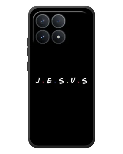 Чехол для Xiaomi Poco F8 Pro с картинкой «Точки веры J.E.S.U.S.»