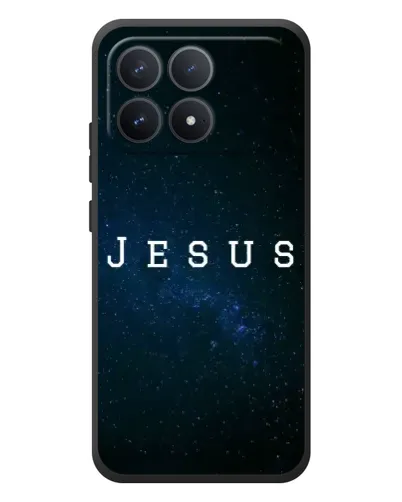 Чехол для Xiaomi Poco F8 Pro с картинкой «Звездное небо Jesus»