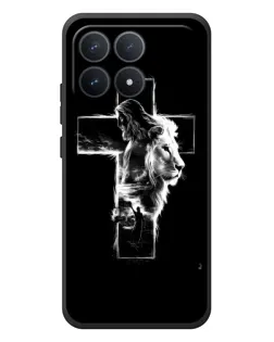 Чохол для Xiaomi Poco F8 Pro з картинкою «Сяючий хрест Jesus»