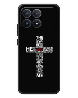 Чохол для Xiaomi Poco F8 Pro з картинкою «Текстовий хрест»