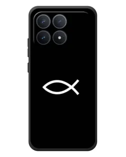 Чохол для Xiaomi Poco F8 Pro з картинкою «Символ риби Jesus»