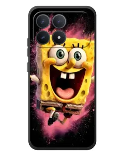 Чехол для Xiaomi Poco F8 Pro с картинкой «Взрывной Спанч Боб»