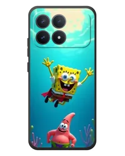 Чохол для Xiaomi Poco F8 Pro з картинкою «Спанч Боб під водою»