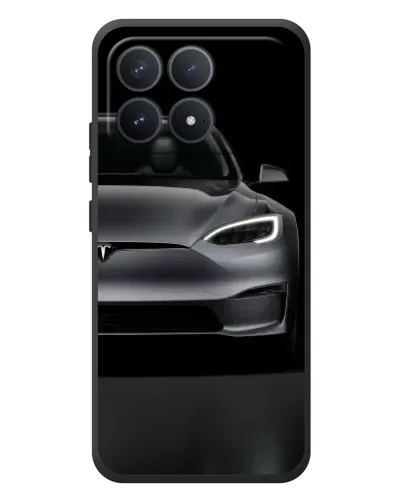 Чехол для Xiaomi Poco F8 Pro с картинкой «Tesla Model S Look»