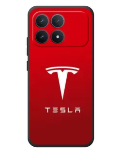 Чехол для Xiaomi Poco F8 Pro с картинкой «Tesla Red Classic»