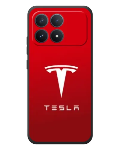 Чехол для Xiaomi Poco F8 Pro с картинкой «Tesla Red Classic»