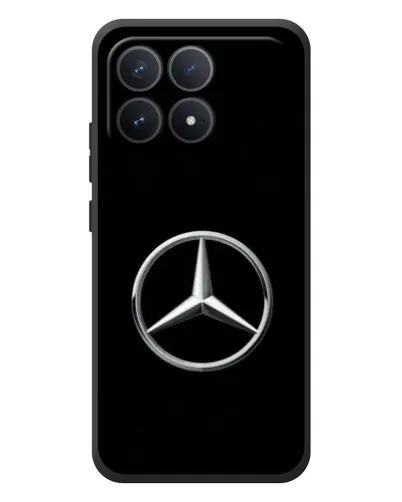 Чехол для Xiaomi Poco F8 Pro с картинкой «Mercedes классический лого»