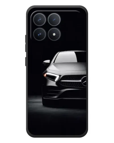 Чехол для Xiaomi Poco F8 Pro с картинкой «Свет фар Mercedes»