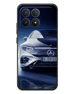 Чехол для Xiaomi Poco F8 Pro с картинкой «Mercedes EQ — будущее»