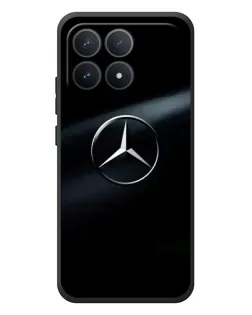 Чехол для Xiaomi Poco F8 Pro с картинкой «Mercedes на металле» Чехол для Xiaomi Poco F8 Pro с картинкой «Mercedes на металле»