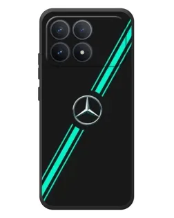 Чехол для Xiaomi Poco F8 Pro с картинкой «Спортивные линии Mercedes» Чехол для Xiaomi Poco F8 Pro с картинкой «Спортивные линии Mercedes»