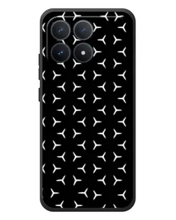 Чехол для Xiaomi Poco F8 Pro с картинкой «Mercedes паттерн звезд» Чехол для Xiaomi Poco F8 Pro с картинкой «Mercedes паттерн звезд»