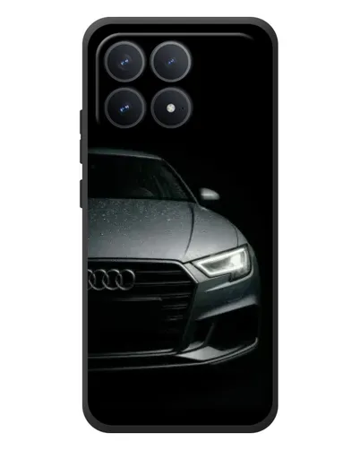 Чехол для Xiaomi Poco F8 Pro с картинкой «Audi — детализация кузова» Чехол для Xiaomi Poco F8 Pro с картинкой «Audi — детализация кузова»