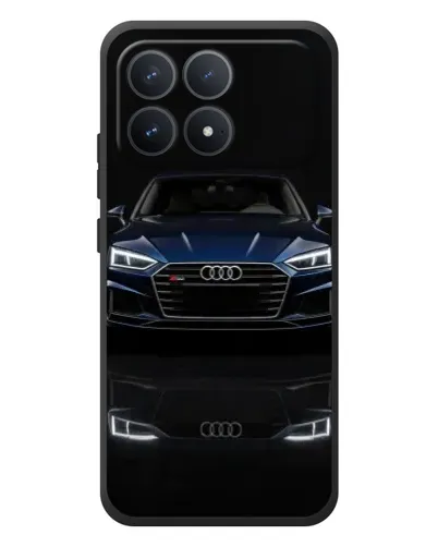 Чехол для Xiaomi Poco F8 Pro с картинкой «Audi — ночное отражение» Чехол для Xiaomi Poco F8 Pro с картинкой «Audi — ночное отражение»