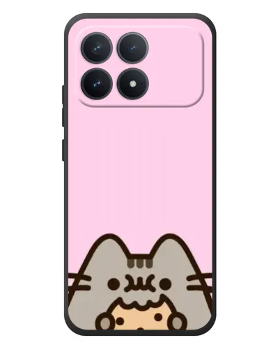 Чехол для Xiaomi Poco F8 Pro с картинкой «Pusheen и печенье» Чехол для Xiaomi Poco F8 Pro с картинкой «Pusheen и печенье»