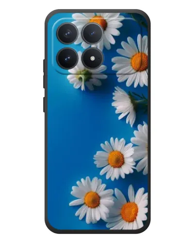 Чехол для Xiaomi Poco F8 Pro с картинкой «Белоснежные маргаритки»