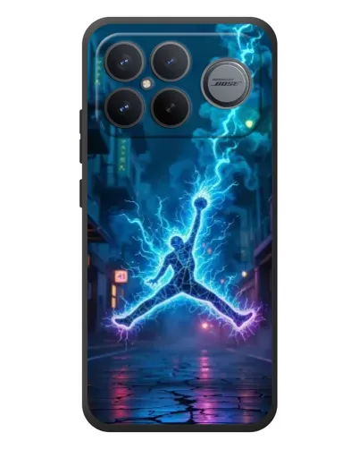 Чохол для Xiaomi Poco F8 Ultra з картинкою «Jordan Gold Jumpman»