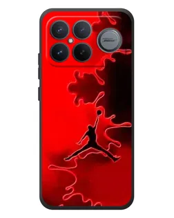 Чохол для Xiaomi Poco F8 Ultra з картинкою «Jordan Red Smoke»