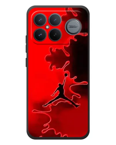 Чохол для Xiaomi Poco F8 Ultra з картинкою «Jordan Red Smoke»