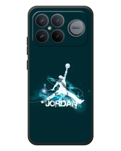 Чохол для Xiaomi Poco F8 Ultra з картинкою «Jordan Blue Fire»