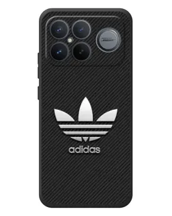 Чехол для Xiaomi Poco F8 Ultra с картинкой «Adidas Карбоновая текстура»