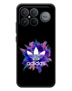 Чехол для Xiaomi Poco F8 Ultra с картинкой «Взрыв красок Adidas»