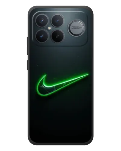 Чехол для Xiaomi Poco F8 Ultra с картинкой «Неоновый контур Nike» Чехол для Xiaomi Poco F8 Ultra с картинкой «Неоновый контур Nike»