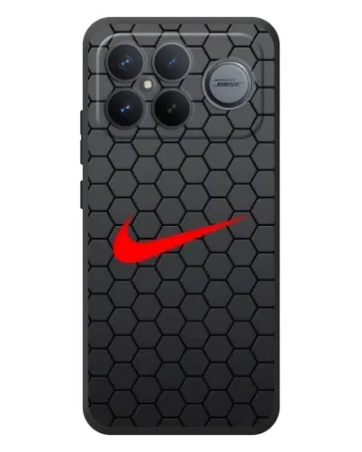 Чехол для Xiaomi Poco F8 Ultra с картинкой «Nike — карбоновая сетка» Чехол для Xiaomi Poco F8 Ultra с картинкой «Nike — карбоновая сетка»