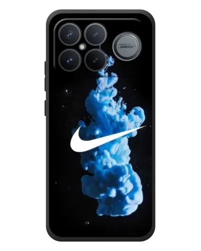 Чехол для Xiaomi Poco F8 Ultra с картинкой «Nike и синий дым» Чехол для Xiaomi Poco F8 Ultra с картинкой «Nike и синий дым»