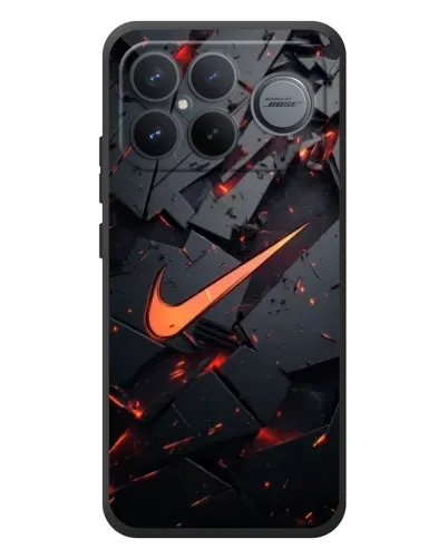 Чехол для Xiaomi Poco F8 Ultra с картинкой «Nike — эффект разломов» Чехол для Xiaomi Poco F8 Ultra с картинкой «Nike — эффект разломов»