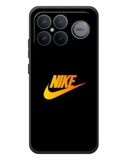 Чехол для Xiaomi Poco F8 Ultra с картинкой «Золотой логотип Nike»