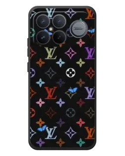 Чехол для Xiaomi Poco F8 Ultra с картинкой «Цветная монограмма LV»
