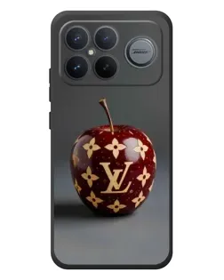 Чехол для Xiaomi Poco F8 Ultra с картинкой «Красное яблоко LV»