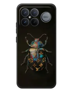 Чехол для Xiaomi Poco F8 Ultra с картинкой «LV — мраморный принт»