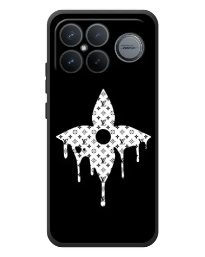 Чехол для Xiaomi Poco F8 Ultra с картинкой «Цветочная монограмма» Чехол для Xiaomi Poco F8 Ultra с картинкой «Цветочная монограмма»