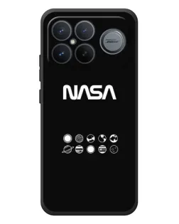Чехол для Xiaomi Poco F8 Ultra с картинкой «NASA — технический принт»