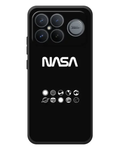 Чехол для Xiaomi Poco F8 Ultra с картинкой «NASA — технический принт» Чехол для Xiaomi Poco F8 Ultra с картинкой «NASA — технический принт»