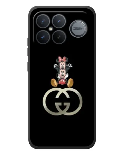Чохол для Xiaomi Poco F8 Ultra з картинкою «Мінні Маус на лого»