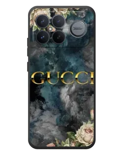 Чохол для Xiaomi Poco F8 Ultra з картинкою «Абстрактні квіти Gucci»
