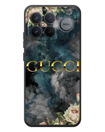 Чохол для Xiaomi Poco F8 Ultra з картинкою «Абстрактні квіти Gucci»