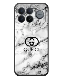 Чохол для Xiaomi Poco F8 Ultra з картинкою «Gucci — мармуровий шик»