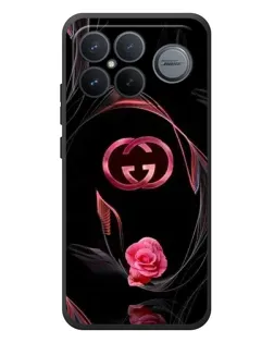Чохол для Xiaomi Poco F8 Ultra з картинкою «Gucci — неонова троянда»