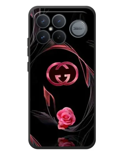 Чохол для Xiaomi Poco F8 Ultra з картинкою «Gucci — неонова троянда»