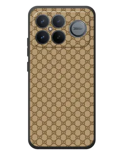 Чехол для Xiaomi Poco F8 Ultra с картинкой «Gucci — классический беж»