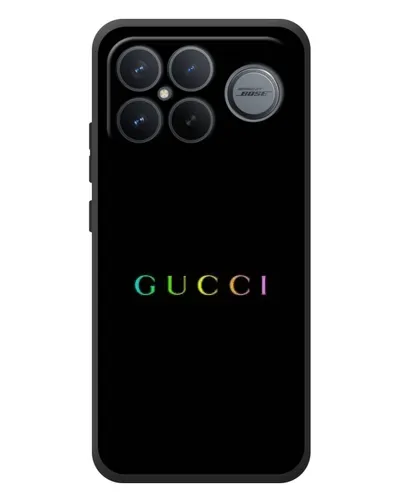 Чехол для Xiaomi Poco F8 Ultra с картинкой «Gucci — неоновый минимализм» Чехол для Xiaomi Poco F8 Ultra с картинкой «Gucci — неоновый минимализм»