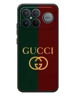 Чехол для Xiaomi Poco F8 Ultra с картинкой «Gucci — темно-зеленый градиент»