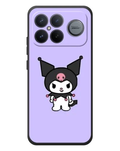 Чехол для Xiaomi Poco F8 Ultra с картинкой «Kuromi — нежный фиолетовый»