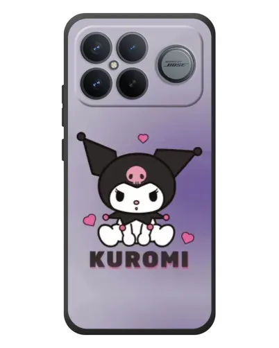 Чехол для Xiaomi Poco F8 Ultra с картинкой «Kuromi — фиолетовый арт»